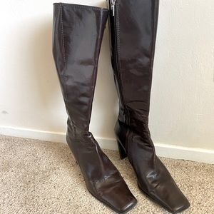 Nine West Leather Knee-high boots